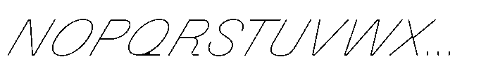 Killou Air Italic Font UPPERCASE