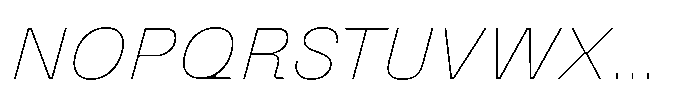 Killou Air Slant Font UPPERCASE