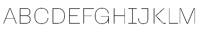Killou Air Font UPPERCASE
