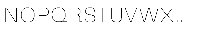 Killou Air Font UPPERCASE