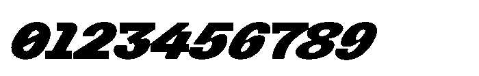 Killou Black Italic Font OTHER CHARS