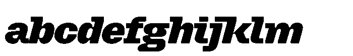 Killou Black Slant FONT