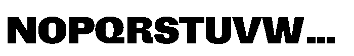 Killou Black Font UPPERCASE