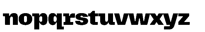 Killou Black Font LOWERCASE