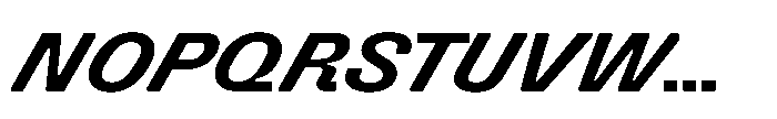 Killou Bold Italic Font UPPERCASE