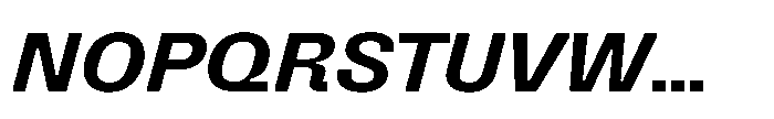 Killou Bold Slant Font UPPERCASE
