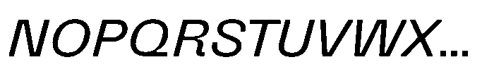 Killou Book Slant Font UPPERCASE
