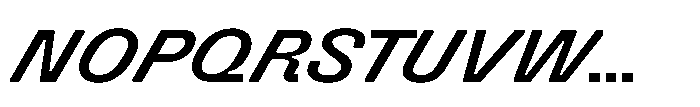 Killou Demi Bold Italic Font UPPERCASE