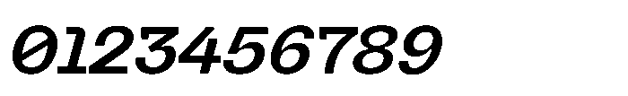 Killou Demi Bold Slant Font OTHER CHARS