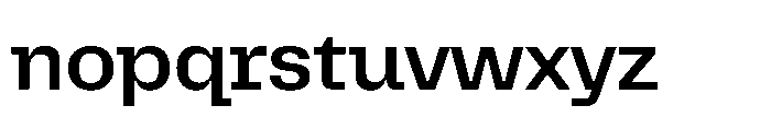 Killou Demi Bold Font LOWERCASE