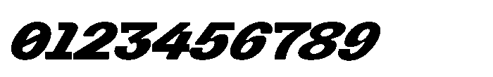 Killou Heavy Italic Font OTHER CHARS