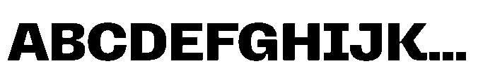 Killou Heavy Font UPPERCASE