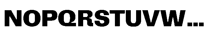 Killou Heavy Font UPPERCASE