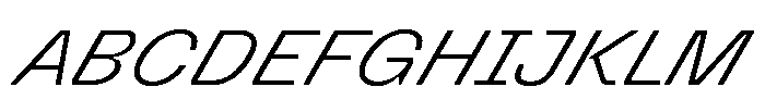 Killou Light Italic Font UPPERCASE