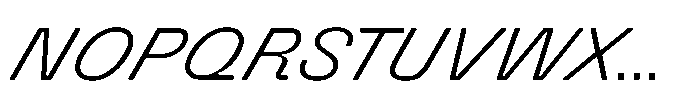 Killou Light Italic Font UPPERCASE