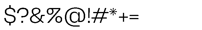 Killou Light Font OTHER CHARS