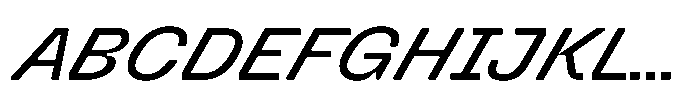 Killou Medium Italic Font UPPERCASE