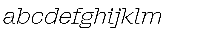 Killou Thin Slant FONT