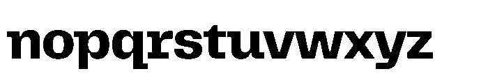 Killou Ultra Bold Font LOWERCASE