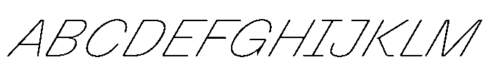 Killou Ultra Thin Italic Font UPPERCASE
