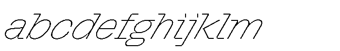 Killou Ultra Thin Italic FONT