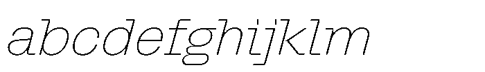 Killou Ultra Thin Slant FONT