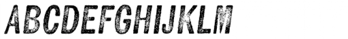 Kiln Sans Regular Italic Font UPPERCASE