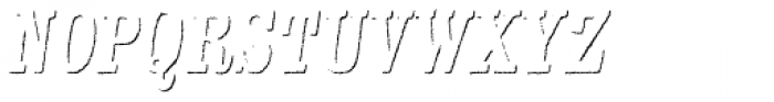 Kiln Serif Shadow Italic Font UPPERCASE