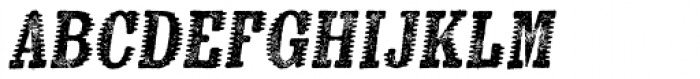 Kiln Serif Spiked Italic Font UPPERCASE