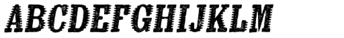 Kiln Serif Spiked Italic Font LOWERCASE