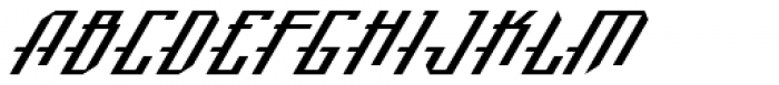 Kilometro Display Bold Italic Font UPPERCASE