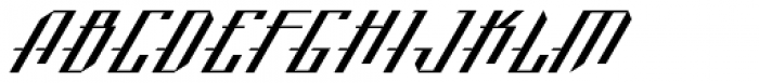 Kilometro Display Regular Italic Font UPPERCASE