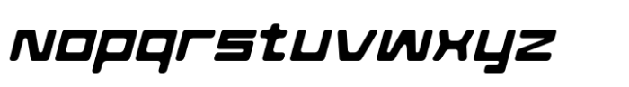 Kilomole Rounded Italic Black Font LOWERCASE