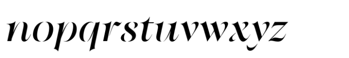 Kiltier Italic Font LOWERCASE