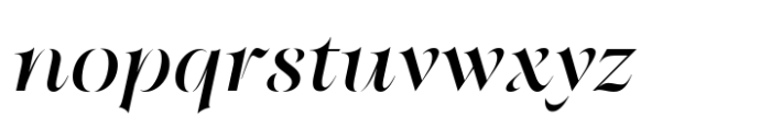Kiltier Variable Italic Font LOWERCASE