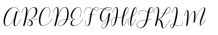 Kimberia Script Italic Font UPPERCASE