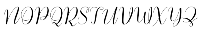 Kimberia Script Italic Font UPPERCASE