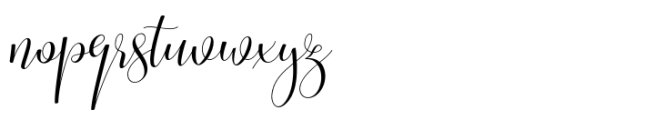Kimberia Script Italic Font LOWERCASE
