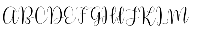 Kimberia Script Regular Font UPPERCASE