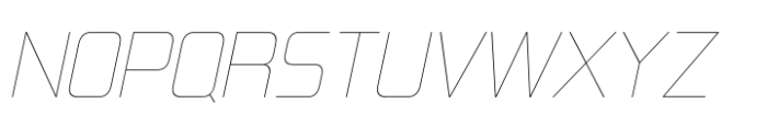Kimberley Hairline Italic Font UPPERCASE