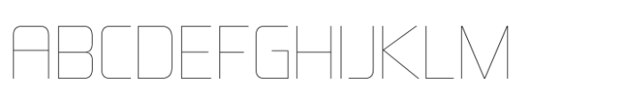 Kimberley Hairline Font UPPERCASE