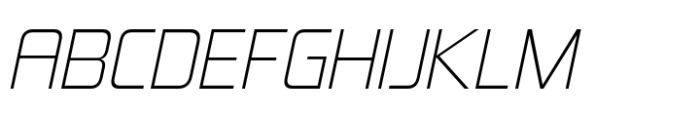 Kimberley Thin Italic Font UPPERCASE
