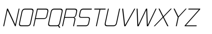 Kimberley Thin Italic Font UPPERCASE