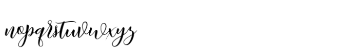 Kimberly Font LOWERCASE