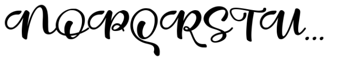 Kimilove Regular Font UPPERCASE