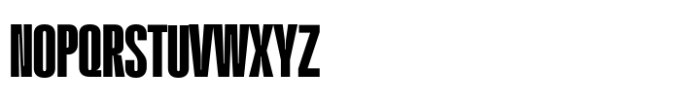 Kimotto Condensed Bold Font UPPERCASE