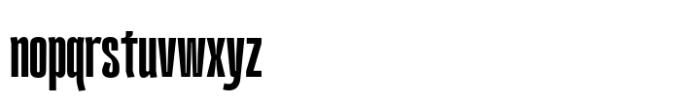 Kimotto Condensed Medium Font LOWERCASE