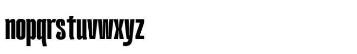 Kimotto Condensed Semi Bold Font LOWERCASE
