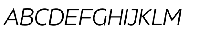Kimura Sans Display Light Italic Font UPPERCASE