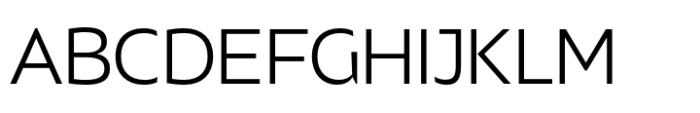 Kimura Sans Display Light Font UPPERCASE